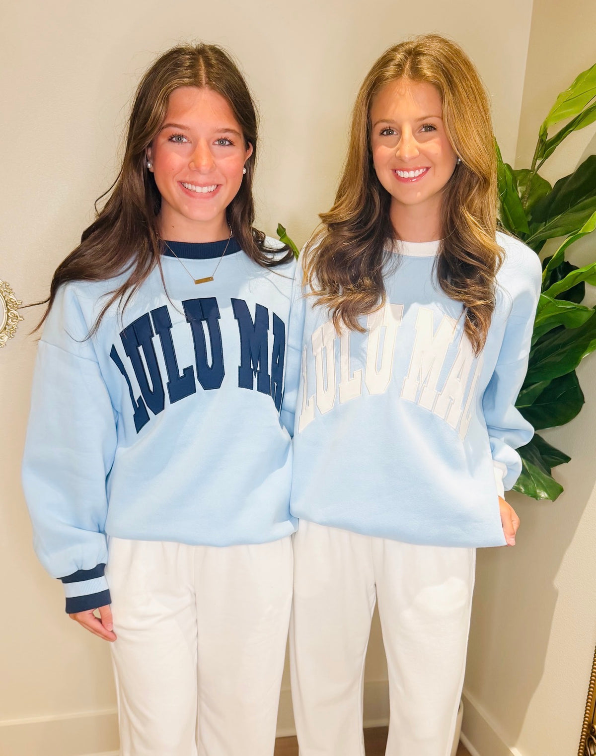 LULU Embroidered Sweatshirt