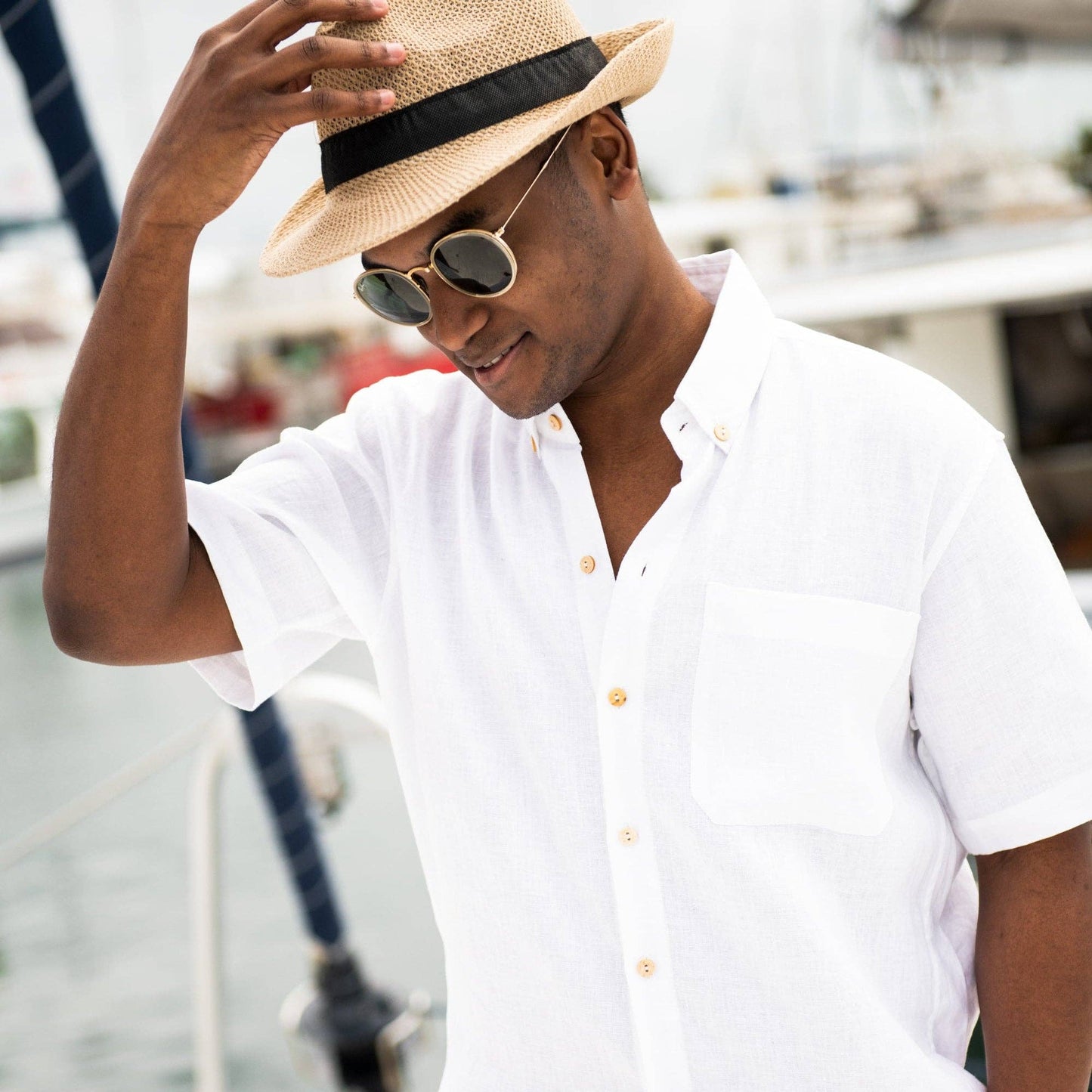 White Linen Shirt