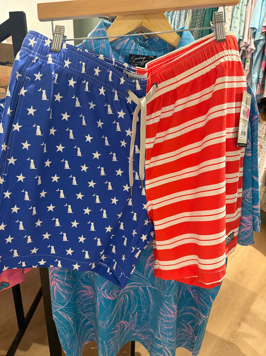 LB Red White Blue Swim