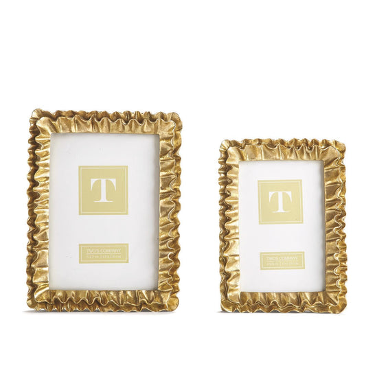 Golden Ruffle Frame 5x7