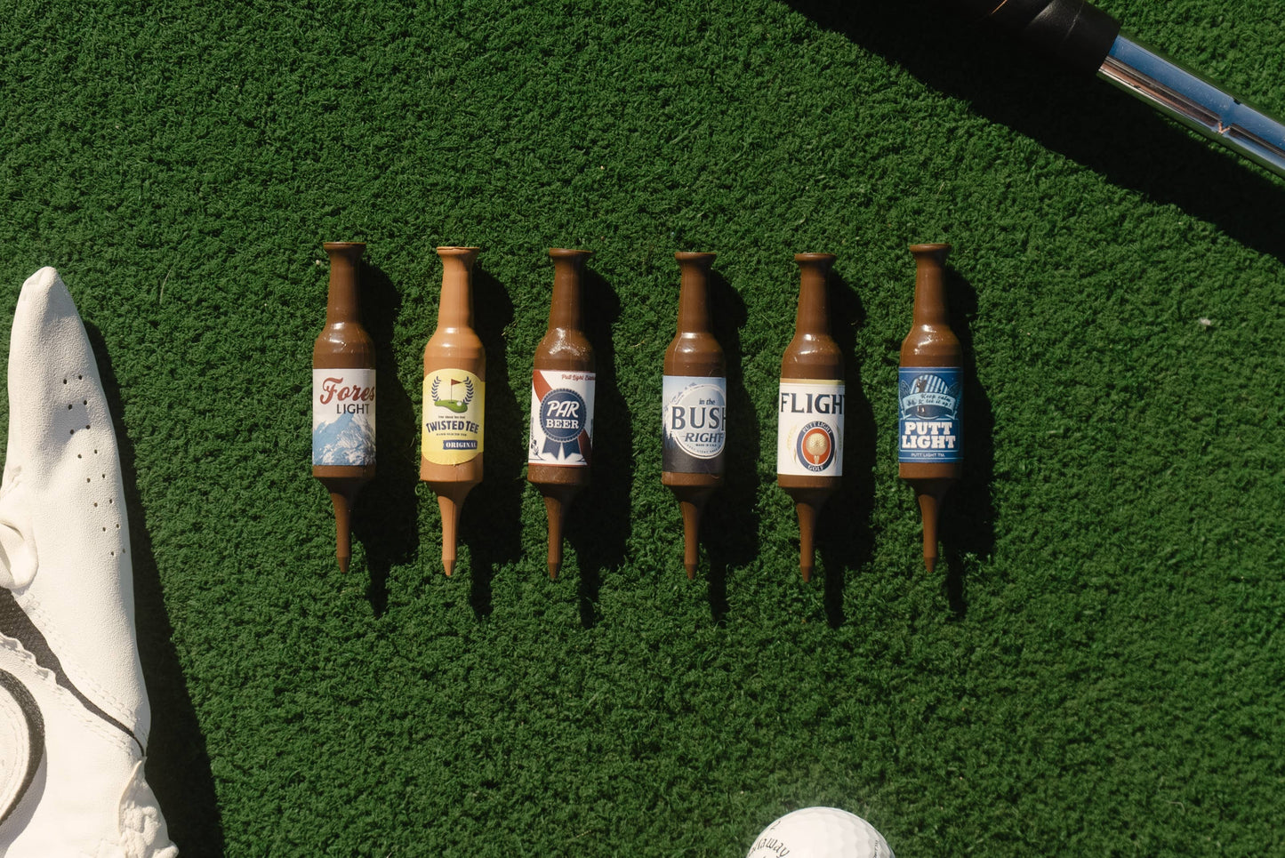Beer Bottle Golf Tees - Ethically Sourced