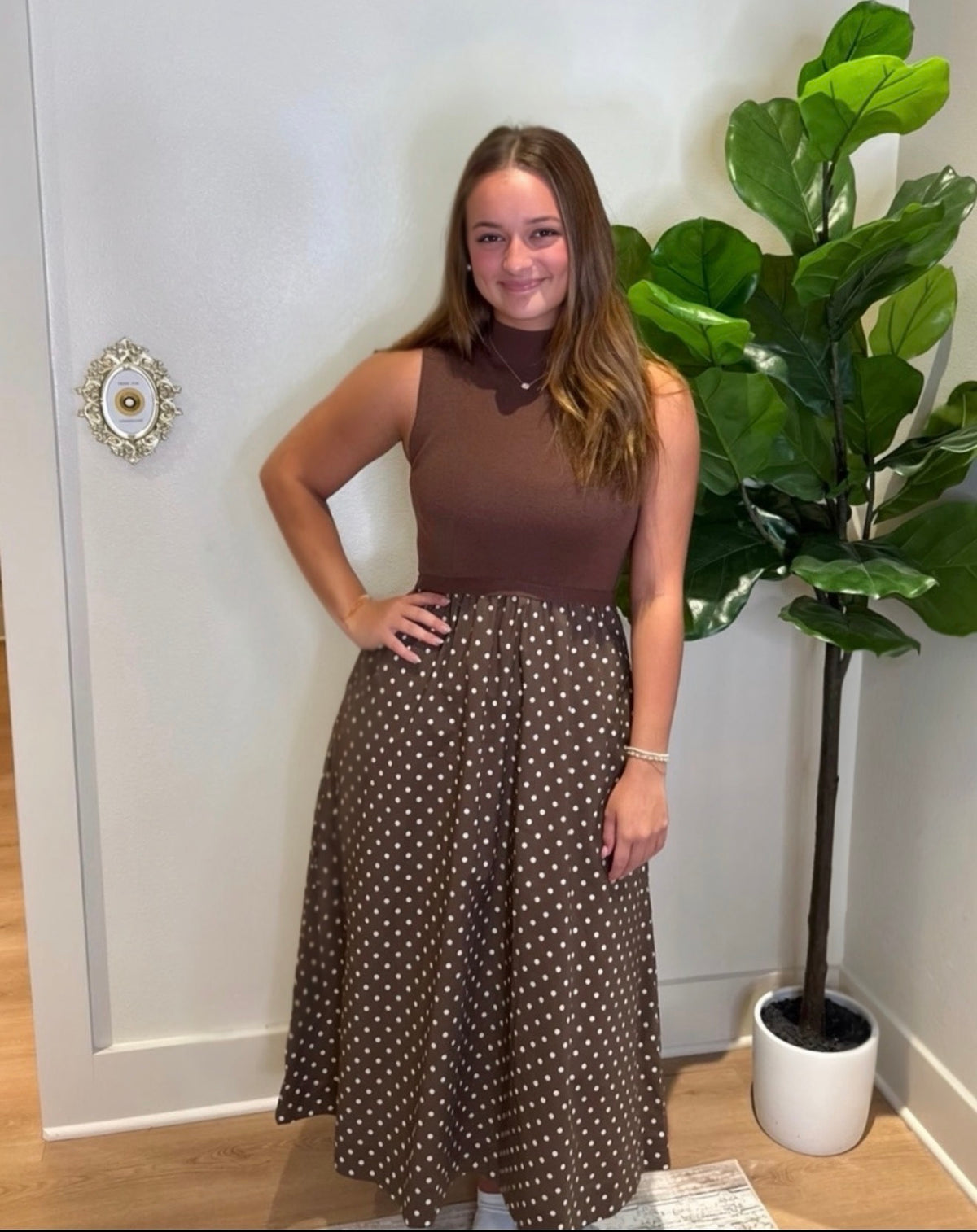 Pretty Polka Dot Dress