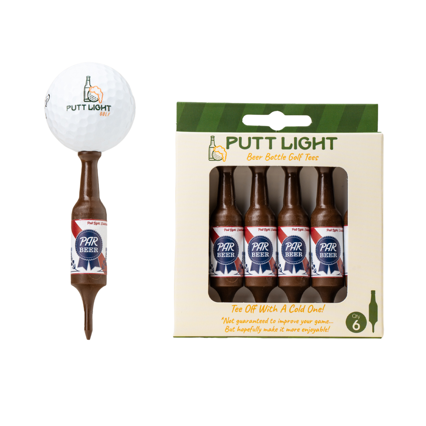 Beer Bottle Golf Tees - Ethically Sourced