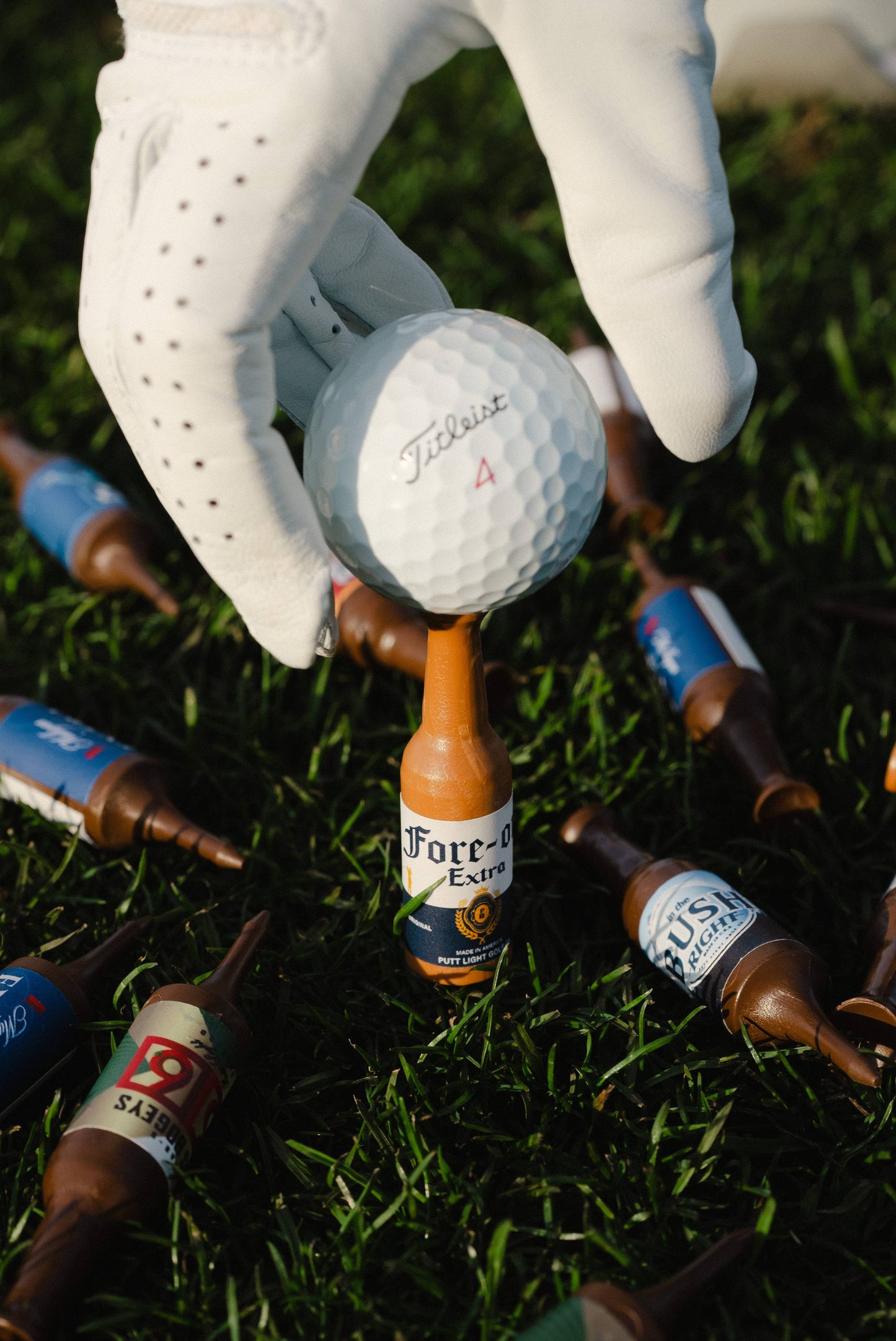Beer Bottle Golf Tees - Ethically Sourced
