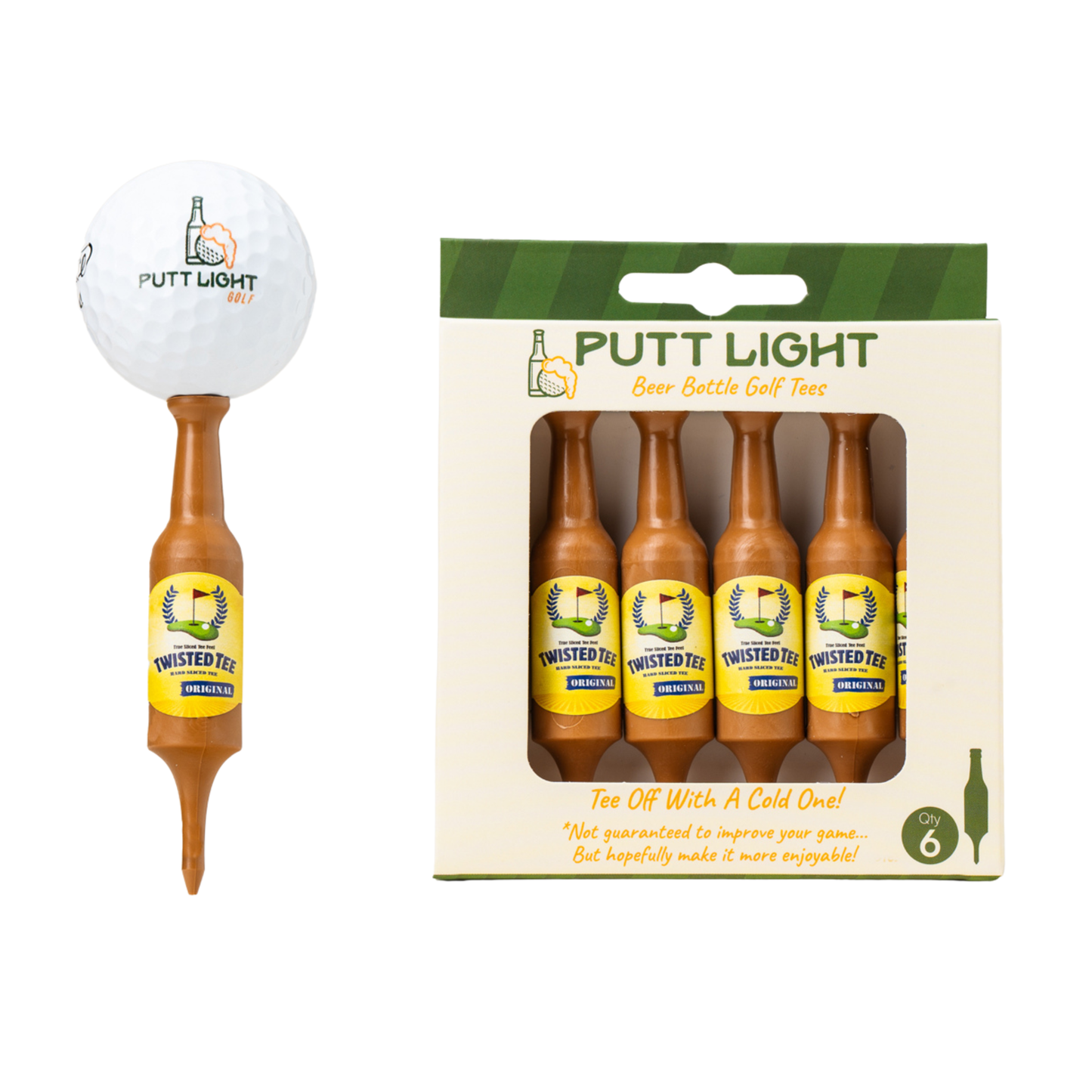 Beer Bottle Golf Tees - Ethically Sourced