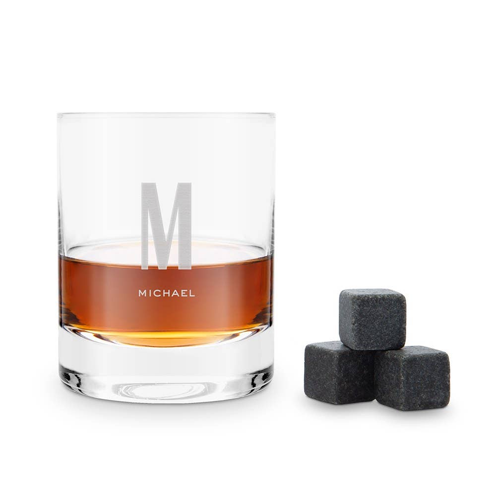 Round 11 Oz. Whiskey Glass Gift Box Set