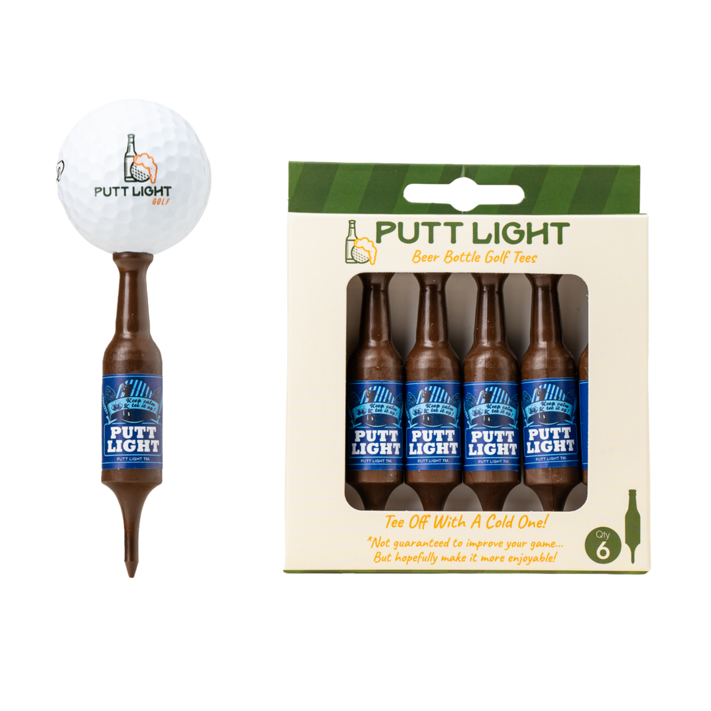 Beer Bottle Golf Tees - Ethically Sourced