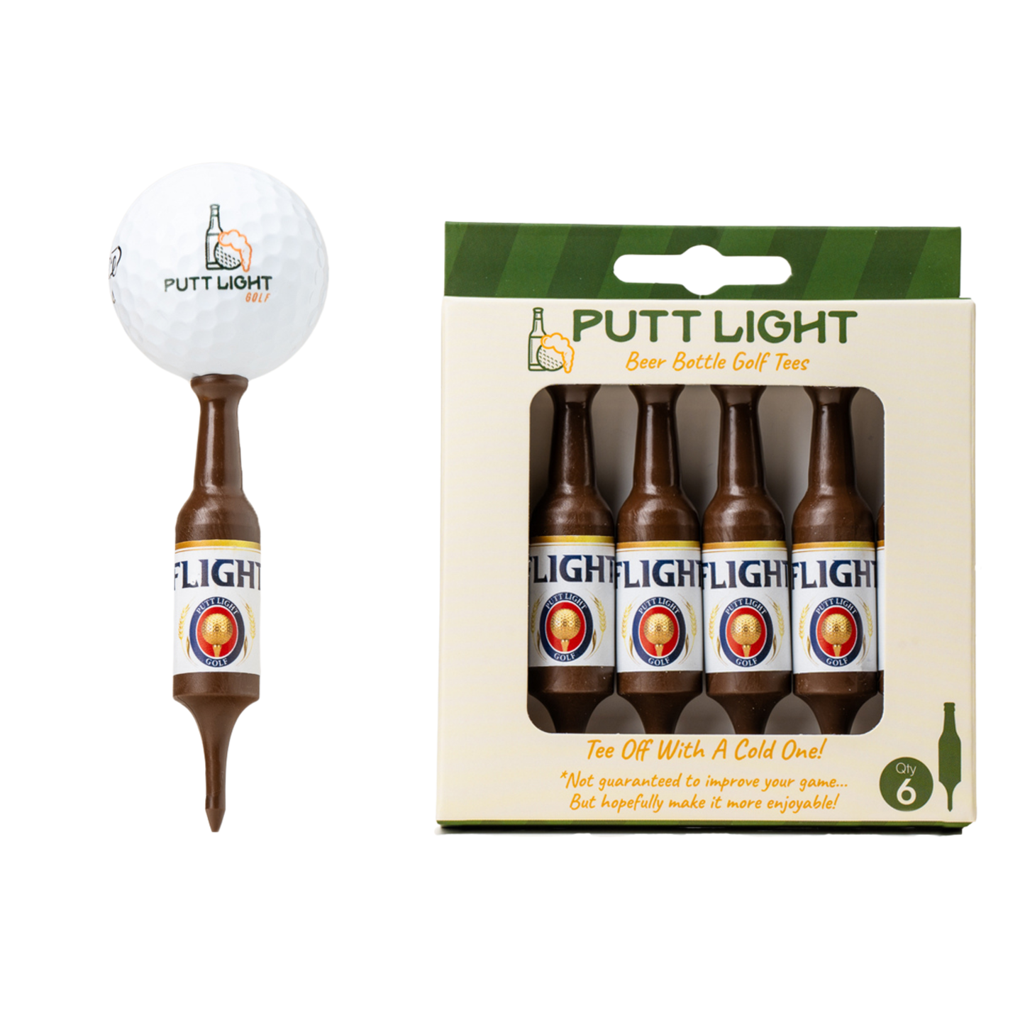 Beer Bottle Golf Tees - Ethically Sourced